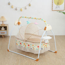 Baby electric rocking car comfort rocking chair newborn baby sleeping basket intelligent coax with baby artifact
