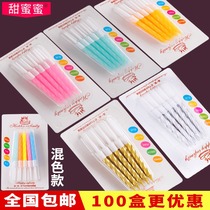 Birthday candle cake with net red number cherishes candle thread wax creative romantic candle color Candle Candle small wax candle