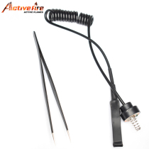 Pressure self-locking wire control with tweezers Removal tool Wire control flashlight modification switch Tactical wire control flashlight accessories