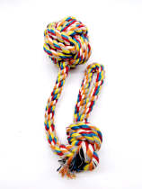 Knot woven pet dog dog toy bite-resistant molar rope ball dog bite rope golden retriever Samoyed husky large dog