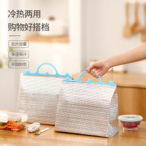Japan FaSoLa thick aluminum foil insulation bag lunch box Bento Box Hot Box insulation bag shopping bag cold Bag tote bag
