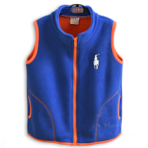 New childrens golf clothing vest spring and autumn boys fleece waistcoat youth sports breathable vest