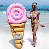 Oversized water inflatable shell floating bed sundae ice cream ice cream popsicle floating popsicle floating popsicle floating plate swimming ring