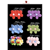 (Runyou) homemade car adhesive hook flower flower decoration chair back adhesive hook car storage hook