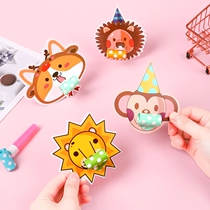 Dragon blowing whistle childrens toys non-toxic baby boy baby blowing cartoon pig birthday child cute