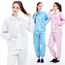 Dust-free split clothes anti-static clothes jacket pants food factory workshop clean clothes work clothes static clothes