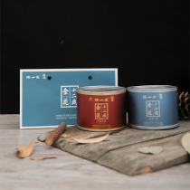 (National Patent) Meishanya Hunan Zhengzong Anhua Black Tea Golden Flower Black Tea Golden Flower White Tea Canned Combination