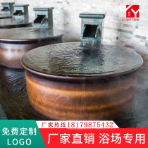 Custom Ceramic Bubble Bath large-cylinder Japan-ROK style 1 1 2 m Ceramic bath Grand-cylinder spa bath Bath Double Bath