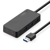 usb external sound card computer drive-free 3 5 audio independent converter expansion High Speed 3 0HUB