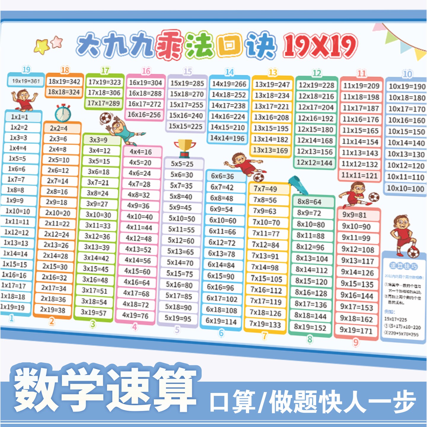 大九九乘法口诀表挂图-大九九乘法口诀表挂图促销价格、大九九乘法口诀表挂图品牌- 淘宝