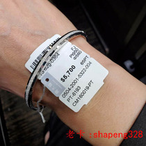Hong Kong Chow Tai Fook counter PT950 platinum town shop bracelet