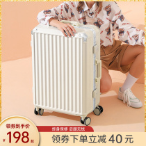 High-value luggage female sturdy and durable large-capacity Student new trolley case male universal wheel 20 small boarding