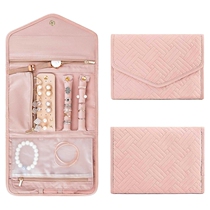 New Jewelry Bag Folding Bag Multifunction Necklace Earthen Accessories Cashier Bag Portable travel Home Accessories Box