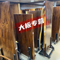 Bahua Okan Solid Wood Large Plate Log Tea Table Walnuts Wood Desk Round Table Table 1 m 8 Tea Table Spot Clear Cabin