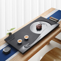 Natural whole piece Wujin Stone tea tray small tea table home simple modern light luxury drainage Kung Fu Tea Sea tray