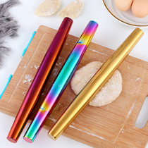 Rolling pin household 304 stainless steel rolling dough stick stick roller rolling dumpling skin artifact baking tool