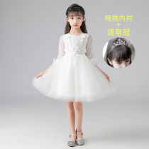 Childrens dress Princess dress girl puffy dress flower girl puffy dress flower girl wedding girl piano performance host dress