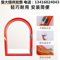 Food and beverage deli glass door opening window sale small window sliding door stewed vegetable shop small door window