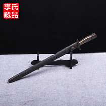 Ancient sword town house Lee Enfield rifle with bayonet Rubber products cold weapons Old ornaments Military fan collection