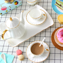 European tea set Afternoon tea Tea set Coffee cup Household English teapot Afternoon tea set Phnom Penh small luxury