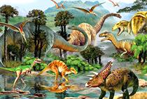 Wood puzzle 300 500 1000 pieces of adult decompression large girls children educational toy dinosaur world