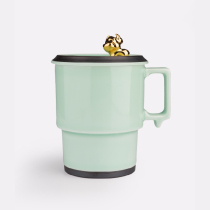 Guwu kiln fire ceramic cup with cover mug office water Cup male life gift female cattle year gift box