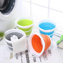 Brush Bucket Art Bucket Foldable Silicone Small Large Gouache Bucket Art Student Painting Bucket