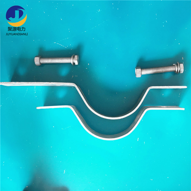 Professional flat iron hoop Single long tail hoop rod fasteners Double long tail bag grain pole cable connector