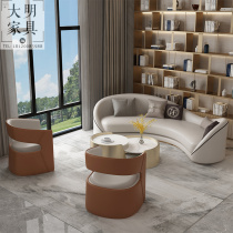 Sales offices Department of talks Sofa Composition Modern Light Lavish Board Room Hotel Lobby Beauty Salon Leisure Reception Cassette