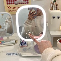 A mirror table on the high-value desk on the mirror table in the mirror desk in the desk with a small mirror