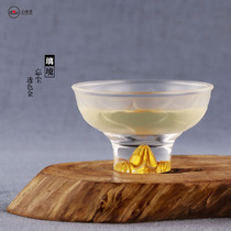 Xinyuantang glass glass glass 2018 new kung fu cup small tea cup handmade heat-resistant glass tea cup
