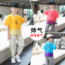 Boy Clothing Boy Summer Suits 2022 New fashion CUHK Scout handsome young boy Leisure two sets