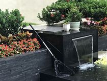European-style courtyard stainless steel water outlet waterfall landscaping flow tank fish pond oxygen garden water scene water curtain water wall