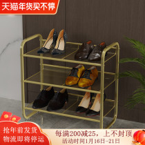 Nordic mini shoe rack home entry space narrow indoor door simple small shoe cabinet light luxury small shoe rack