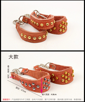 Hubitt Gree Line Dog Special Neck Rivet Collar First Cowhide Neck Sleeve