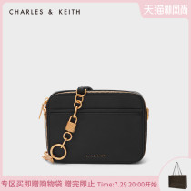 CHARLES & KEITH 21 Autumn new product CK2-81200014-1 Womens key chain shoulder messenger bag