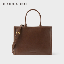 CHARLES & KEITH spring and summer womens bag CK2-30671186 portable large capacity solid color shoulder tote bag