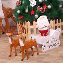 Christmas Deer Car Christmas Ornaments Simulation Deer Luer Car Decoration Window Decoration