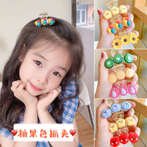 Child Trumpet Hairpin Summer Cute Baby Candy Color Rear Brain Spoon Grip Girl Jane about Broken Hair Liu Haifa card