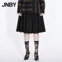 (Shopping mall same) JNBY Jiangnan cloth 21 autumn new socks fashion mesh pattern 7L7N20740