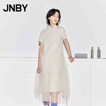 (Same as the mall) JNBY Gangnam cloth 22 summer new POLO dress mesh yarn A type 5M4G30500
