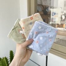 secretworld cherry blossom letter spring day meritocratic day department lovely young girl cotton comfort low waist and womens underwear