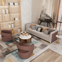 Sales Office Department Talks Sofa Composition Hotel Beauty Institute Reception Area Table And Chairs room furniture engineering Customized