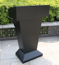 Stainless steel podium podium welcome outdoor property company service desk registration desk speech address