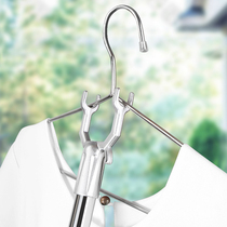 Stainless steel clothing pole hanging clothing bar clothes shop Clothes Clothes Shop Clothes Clothes bar non-retractable Ya fork balcony take clothes stick pick clothes Bar