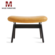 chuang tou deng jiao ta deng light luxury footrest living room sofa stool Hong Kong-style zhang zhen pi deng orange foot shoes chuang wei deng