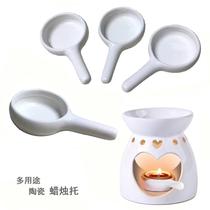 Manufacturer wholesale candle holder ceramic incense stove special small Chantota Chanto black and white two color optional