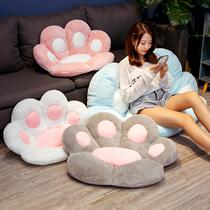 Cute Creative Toy Cat Paw Cushion Bear Palm plush bag Hip Chair Cushion Sloth Sofa Cushion Bedroom Floor Mat
