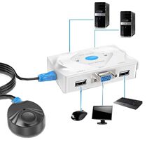 New Maxtor MT-201KL automatic kvm switcher vga two-in-one USB keyboard mouse VGA switch