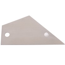 Flagship store wholesale 2-hole triangular bass looking for flat ruler stainless steel electric guitar neck fingerboard silk uneven